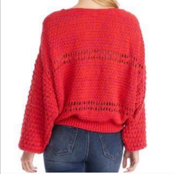 NWT Free People Coconut Sweater in Dragonfruit - Picture 11 of 12